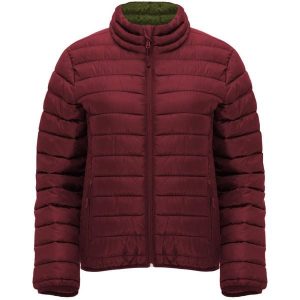 Womens/Ladies Finland Slim Padded Jacket. Czerwone kurtki ROLY, bez wzorów, z puchu, bez kaptura. Za 144,99 zł.