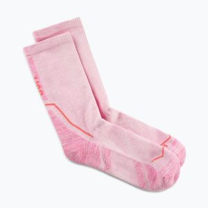 Skarpety BUFF Dryflx Crew. Czerwone skarpetki Buff, bez wzorów, z elastanu. Za 129,99 zł.