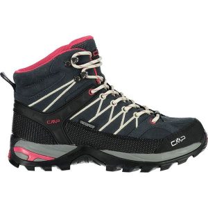 Buty trekkingowe damskie, CMP Rigel Mid. Czerwone buty sportowe CMP, bez zapięcia. Za 399,99 zł.