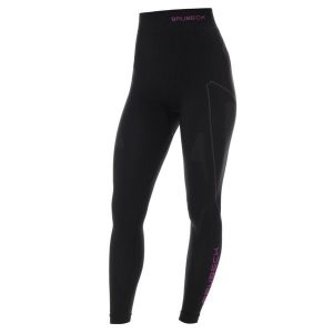 Termoaktywne damskie legginsy narciarskie Thermo. Czarne legginsy Brubeck, bez wzorów, z dzianiny. Za 149,99 zł.