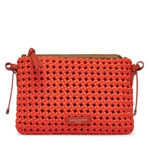 Torebka Gianni Chiarini. Pomarańczowe listonoszki Gianni Chiarini, bez wzorów, bez dodatków. Za 559,99 zł.