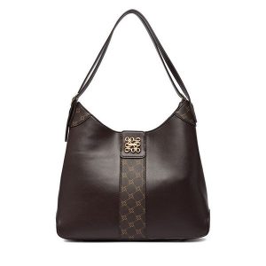 Torebka Nine West. Brązowe torebki klasyczne Nine West, bez wzorów, bez dodatków. Za 349,99 zł.