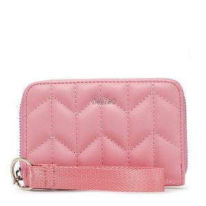 Portfel DeeZee. Czerwone portfele DeeZee, bez wzorów. Za 49,99 zł.