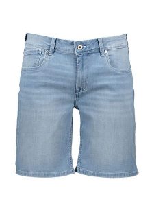 Pepe Jeans Szorty dżinsowe w kolorze błękitnym rozmiar: W26. Niebieskie szorty Pepe Jeans, z aplikacjami, z jeansu, klasyczne. Za 118,56 zł.
