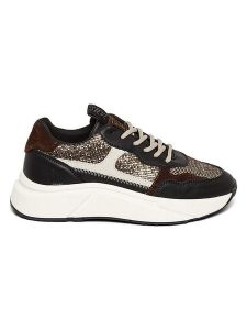 Steve Madden Sneakersy w kolorze złoto-czarnym rozmiar: 38. Czarne trampki Steve Madden, bez wzorów, bez zapięcia. Za 284,82 zł.