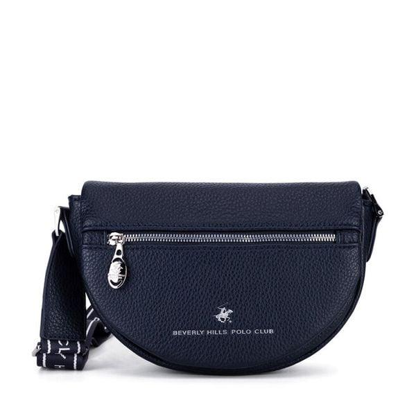 Torebka Beverly Hills Polo Club. Niebieskie listonoszki Beverly Hills Polo Club, bez wzorów, bez dodatków. Za 179,99 zł.