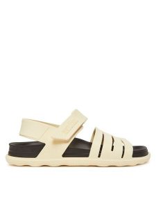 Melissa Sandały Kaiteki Sandal Ad 35942 Beżowy. Brązowe sandały Melissa, bez wzorów, z tworzywa sztucznego, bez obcasa, na płaskiej podeszwie, bez zapięcia. Za 299,99 zł.