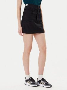 Adidas Spódnica jeansowa Firebird Utility JX7593 Czarny Regular Fit. Czarne spódnice ADIDAS, bez wzorów, z bawełny. Za 269,99 zł.