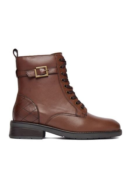 Lasocki Trzewiki CEO-WI23-ALEGRA-03 Brązowy. Brązowe botki Lasocki, bez wzorów, ze skóry, bez obcasa, na płaskiej podeszwie, bez zapięcia. Za 199,99 zł.