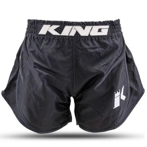 Spodenki do boksu tajskiego King Pro Boxing KPB/Classic M. Czarne szorty KING PRO BOXING, bez wzorów, sportowe. Za 160,50 zł.