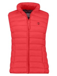 ANAPURNA Kamizelka pikowana "Vakitalana" w kolorze czerwonym rozmiar: XXL. Czerwone kamizelki ANAPURNA, xxl, bez wzorów, bez kołnierzyka, bez ramiączek, bez kaptura. Za 113,99 zł.