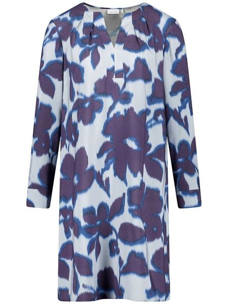 Gerry Weber Sukienka w kolorze błękitno-granatowym rozmiar: 40. Niebieskie sukienki Gerry Weber, na co dzień, bez wzorów, z wiskozy, bez kołnierzyka, bez ramiączek, midi, proste. Za 170,87 zł.