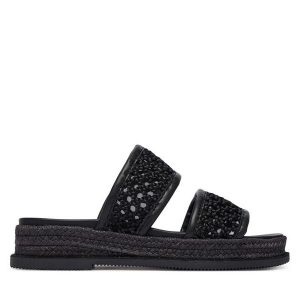 Espadryle DKNY. Czarne espadryle DKNY, bez wzorów, bez obcasa. Za 579,99 zł.