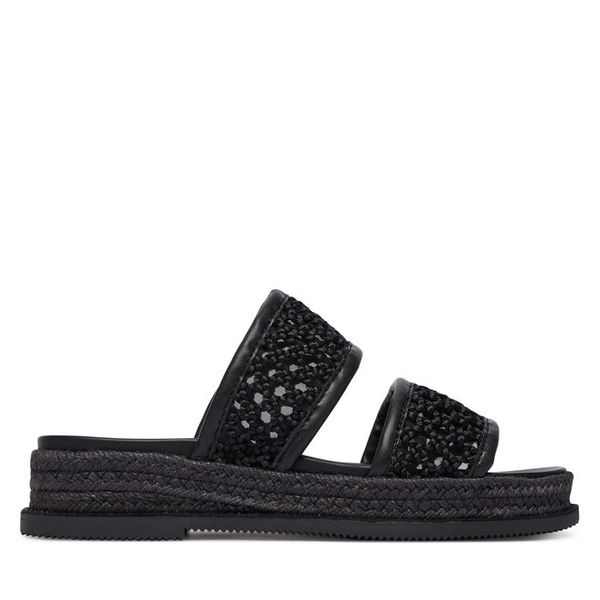 Espadryle DKNY. Czarne espadryle DKNY, bez wzorów, bez obcasa. Za 579,99 zł.