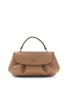 Guess Torebka 182746 Beżowy. Brązowe listonoszki Guess, z aplikacjami, bez dodatków. Za 544,99 zł.