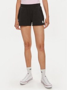 Converse Szorty sportowe W Retro Chuck Short 10026392-A02 Czarny Regular Fit. Czarne spodenki sportowe Converse, l, bez wzorów, z bawełny. Za 129,99 zł.