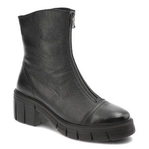 Czarne Botki Armodo Modne Buty Damskie Zapinane Na Zamek. Czarne botki Armodo, bez wzorów, z materiału, bez obcasa, na obcasie, bez zapięcia. Za 429,00 zł.
