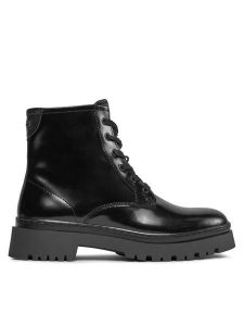 Gant Trapery Aligrey Mid Boot 27541323 Czarny. Czarne buty zimowe GANT, ze skóry, bez obcasa, bez zapięcia. Za 459,99 zł.