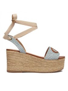 Liu Jo Espadryle Bali 02 SA6085 TX523 Niebieski. Niebieskie espadryle Liu Jo, bez wzorów, z materiału, bez obcasa. Za 419,99 zł.