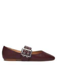 Steve Madden Baleriny Atlantica SM11004770 Czerwony. Czerwone balerinki Steve Madden, bez wzorów, ze skóry, bez obcasa, bez zapięcia. Za 419,99 zł.