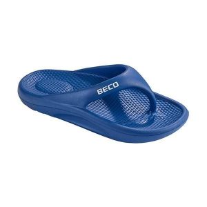 Beco Easy japonki unisex ciemny niebieski. Niebieskie klapki 47 Brand, bez wzorów, bez obcasa. Za 201,99 zł.