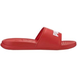 Klapki Puma Divecat v2 Lite 374823 04 czerwone. Czerwone klapki bez wzorów, bez obcasa. W wyprzedaży za 144,87 zł.