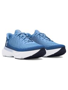 Under Armour Buty "Infinite" w kolorze niebieskim do biegania rozmiar: 40. Niebieskie buty sportowe Under Armour, bez wzorów, z materiału, bez zapięcia, do biegania. Za 311,85 zł.