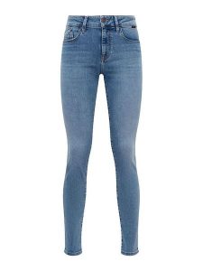 MAVI Dżinsy - Skinny fit - w kolorze błękitnym rozmiar: W26/L30. Niebieskie jeansy Mavi, bez wzorów, z podwyższonym stanem. Za 138,45 zł.