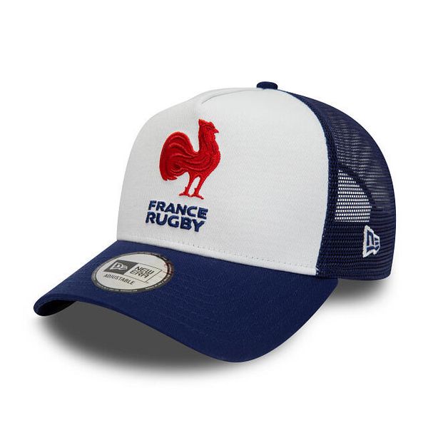Czapka Trucker XV de France Essential EF. Białe czapki New Era, bez wzorów, sportowe. Za 141,50 zł.