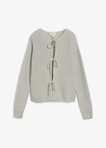 Kardigan wiązany na kokardki. Czerwone kardigany bonprix. Za 124,99 zł.
