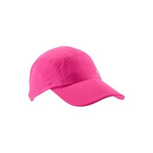 Czapka z daszkiem fitness. Czerwone czapki marki DOMYOS, z materiału. Za 19,99 zł.