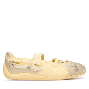 Baleriny Puma. Szare balerinki Puma, bez wzorów, bez obcasa, bez zapięcia. Za 399,99 zł.