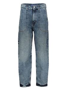 Scotch & Soda Dżinsy "The Tide" - Balloon fit - w kolorze niebieskim rozmiar: W30/L32. Niebieskie jeansy Scotch & Soda, z aplikacjami, ze skóry, z podwyższonym stanem. Za 183,15 zł.