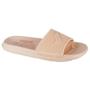 Klapki Joma S.Island 2425 W SISLLS2425 beżowy. Brązowe klapki bez wzorów, z gumy, z otwartym noskiem, bez obcasa. Za 117,27 zł.