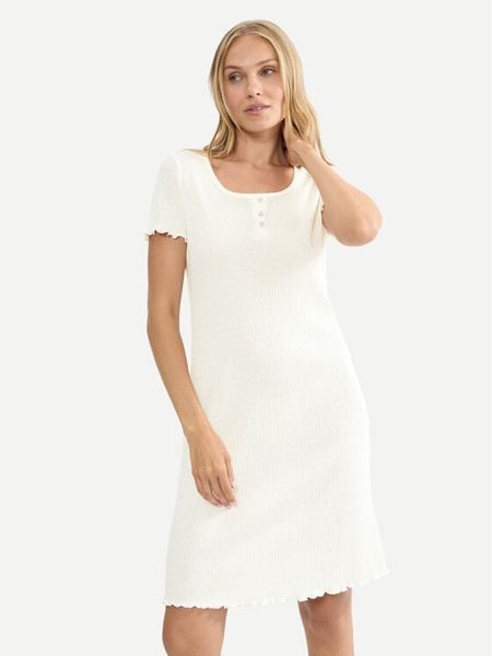 Triumph Koszula nocna Mix & Match 10227255 Biały Regular Fit. Białe koszule nocne Triumph, bez wzorów, z syntetyku, bez ramiączek. Za 119,99 zł.