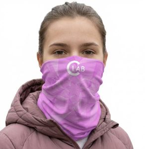 LEKKI KOMIN UNISEX ROSA. Czerwone szaliki C-LAB, bez wzorów, z materiału. Za 104,50 zł.
