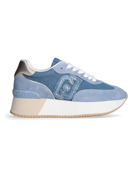 Liu Jo Skórzane sneakersy w kolorze błękitno-niebieskim rozmiar: 37. Niebieskie trampki Liu Jo, bez wzorów, z materiału, bez zapięcia. Za 319,95 zł.