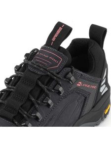 Alpine Pro Skórzane buty trekkingowe "Spidere" w kolorze czarnym rozmiar: 38. Czarne buty trekkingowe Alpine Pro, z nubiku, bez zapięcia. Za 461,21 zł.