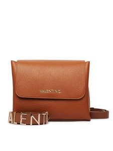 Valentino Torebka Alexia VBS5A803 Brązowy. Brązowe torebki klasyczne Valentino, bez wzorów, ze skóry, bez dodatków. Za 699,99 zł.