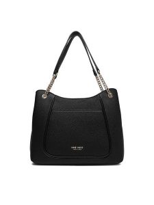 Nine West Torebka CEO-Novara-LDA8567 Czarny. Czarne torebki klasyczne Nine West, bez wzorów, z materiału, bez dodatków. Za 199,99 zł.