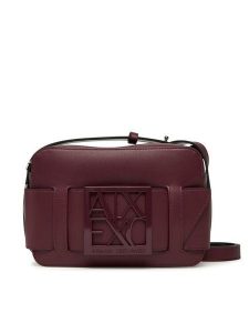 Armani Exchange Torebka 942699 0A874 UA343 Bordowy. Czerwone torebki klasyczne Armani Exchange, bez wzorów, ze skóry, bez dodatków. Za 569,99 zł.