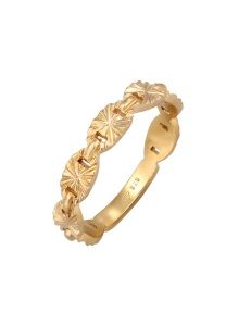 Elli Damski pierścionek płytkowy Star Look Elegant Trend Blogger w srebrze 925 Sterling Silver Pierścionki 1 ct. Szare pierścionki Elli, srebrne. Za 188,99 zł.