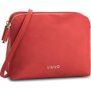 Torebka LIU JO - L Beauty Double Zip N18130 E0037 Flame Red 81662. Czerwone torebki klasyczne marki Liu Jo. W wyprzedaży za 299,00 zł.