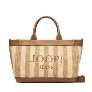 Torebka JOOP! Jeans. Brązowe shopper bag Joop! Jeans, bez wzorów, z jeansu, bez dodatków. Za 649,99 zł.