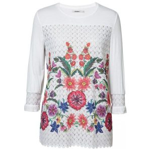Desigual Bluzka Damska Ts Brenda S Biały. Bluzki marki Desigual. Za 249,00 zł.