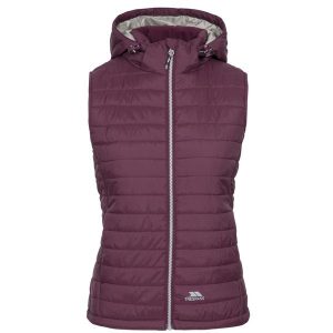 Trespass Aretha - Damska kamizelka casualowa Ryc. Czarne kamizelki Trespass, bez wzorów, bez kołnierzyka, bez ramiączek, bez kaptura. Za 281,99 zł.