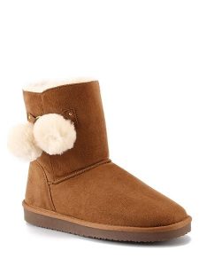ISLAND BOOT Botki zimowe "Sherbrooke" w kolorze jasnobrązowym rozmiar: 39. Brązowe botki Island Boot, na zimę, bez wzorów, z materiału, bez obcasa, bez zapięcia. Za 219,60 zł.