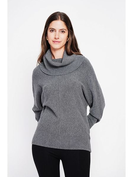 ASSUILI Sweter w kolorze ciemnoszarym rozmiar: 34. Szare golfy Assuili, bez wzorów, bez ramiączek. Za 100,99 zł.