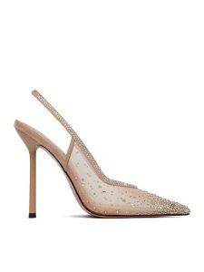 Eva Minge Szpilki EO-MAE-LT1677-27 Beżowy. Brązowe szpilki Eva Minge, bez wzorów, z materiału, bez obcasa. Za 429,99 zł.