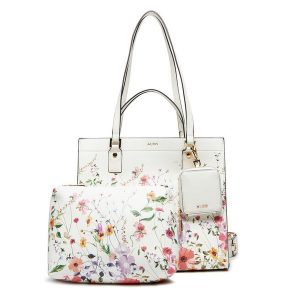 Torebka Aldo. Białe shopper bag ALDO, bez wzorów, bez dodatków. Za 289,99 zł.